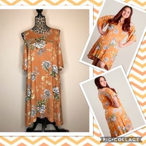 Cold Shoulder Dress Plus Size